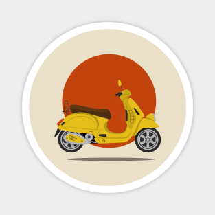 Retro scooter Magnet